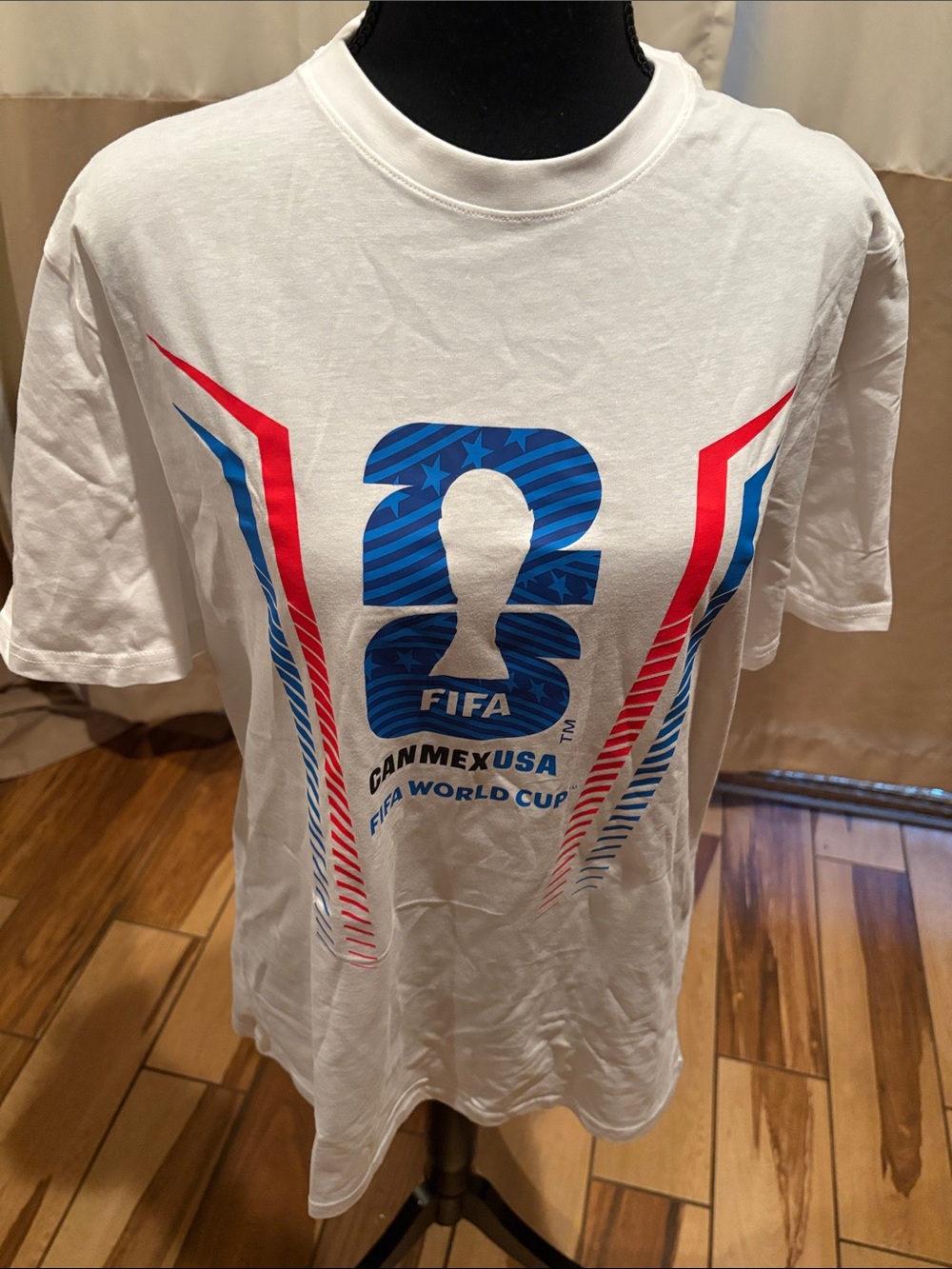 Men's White FIFA World Cup Graphic Tee - Unbranded